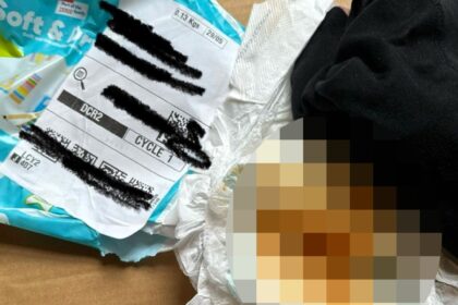 A Vinted customer was horrified to receive a £3 top in a "poo-filled nappy." The shocking incident went viral, sparking outrage and disbelief among social media users.