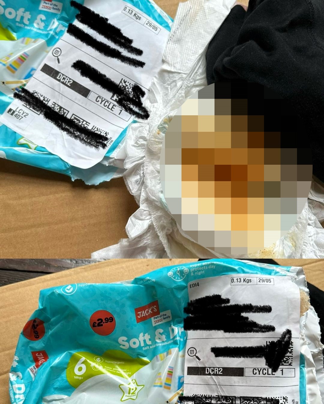 A Vinted customer was horrified to receive a £3 top in a "poo-filled nappy." The shocking incident went viral, sparking outrage and disbelief among social media users.