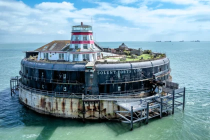 Two iconic sea forts, No Man’s Fort and Spitbank Fort, near Portsmouth, are up for auction at £1 million each, offering unique historical retreats with luxury amenities.