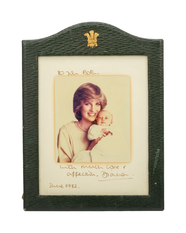 Over 50 items owned by Princess Diana, including gowns, accessories, and handwritten notes, will be auctioned on June 27 by Julien’s Auctions. Current bids reach up to $200,000.