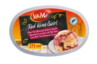 Lidl launches new ice cream flavors for summer, including Red Wine Swirl, Watermelon Swirl, and Blood Orange. Trendy treats available for £1.29 per tub.