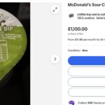 McDonald’s fans in a frenzy as the infamous sour cream and chive dip is axed. Listings on eBay reach up to £1,100. New menu items include garlic mayo dip and Skittles McFlurry.