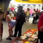 Two women were spotted twerking in front of baffled police officers at a flea market in Mexico City. The viral video, with 1.3 million views, shows the playful encounter, leaving the officers visibly uncomfortable.