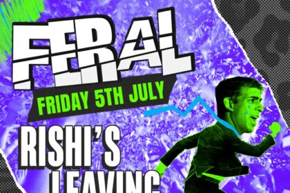 Lincoln nightclub offers free drinks for every Tory seat lost in General Election. Join "Rishi's leaving drinks" on 5 July to toast change with a vodka mixer for each Conservative defeat.