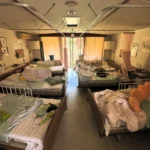 Urban explorer Ben Stevens captures haunting images of abandoned Fukushima hospitals, left untouched since the 2011 disaster.