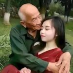 A 23-year-old woman falls in love and marries an 80-year-old man she met while volunteering at a care home, sparking a heated debate on Chinese social media about their 57-year age gap.
