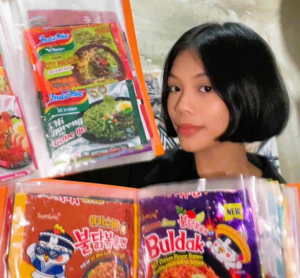 Alya Nurshabrina, 28, from Jakarta, collects instant noodle packets and has over 180 types. Her TikTok video showcasing her collection gained over 710,000 views and 77,000 likes.