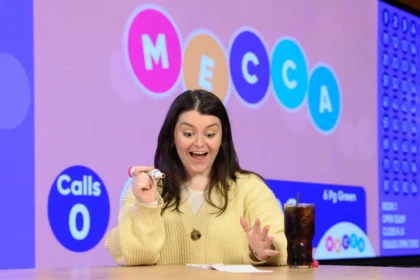Woman in tears after winning £50,000 jackpot at Mecca Bingo Burton. Tayla and her boyfriend can now fix their house and start a new chapter together.