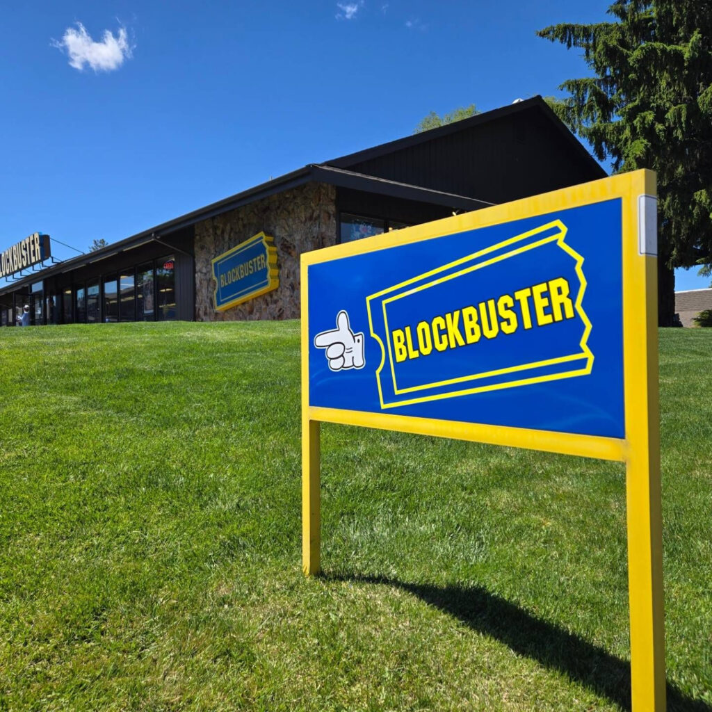 Blockbuster's last store in Bend, Oregon, faces a dramatic theft as its iconic sign is stolen and returned, thanks to social media and community support. Relive the nostalgia!