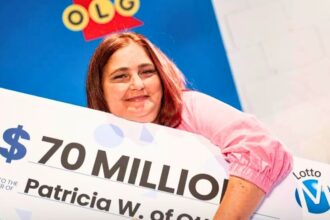 Cancer survivor and recovering addict Patricia Warden wins £40 million lottery jackpot. Now, she plans to help her community, support autism programs, and aid those struggling with addiction.