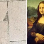 A passerby in Hamburg, Germany, was stunned to spot a mini-version of the Mona Lisa in a cracked pavement. The uncanny resemblance has left many art lovers amazed.