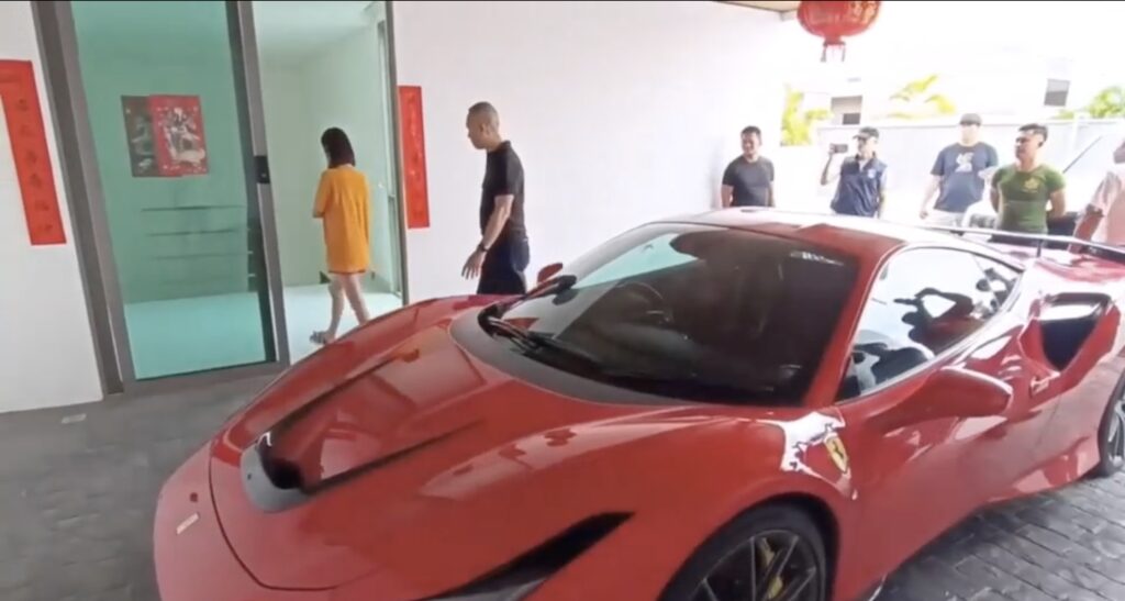 A couple in Pattaya, Thailand, busted for illegally keeping two lions on their patio and unlicensed supercars on-site, sparking a police investigation and property raid.