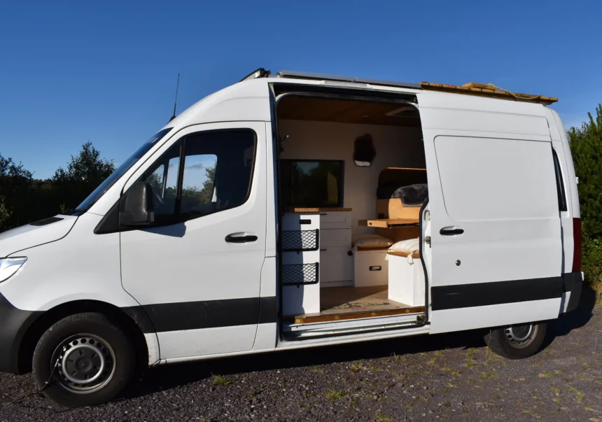A couple shares their journey of transforming a van into a mobile home for £30,000, strengthening their relationship while traveling the world. Discover their adventure and tips!
