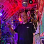 Andy Dyer, 51, transformed the cupboard under his stairs into Britain's smallest bar. With £800 spent, it's a quirky haven complete with a draft beer machine, neon sign, and disco ball.