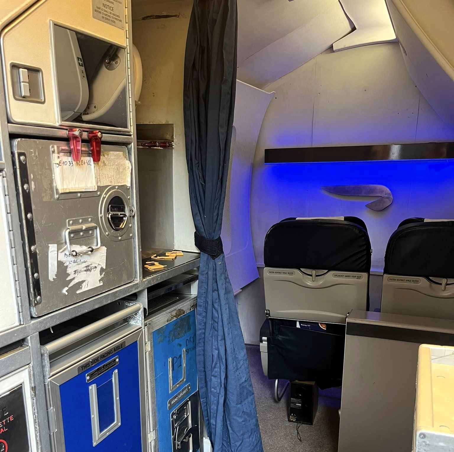 Billy Gilmour transforms his garden shed into a British Airways Boeing 777 cabin using £2,500 worth of parts from a retired jet. A unique aviation project three years in the making.