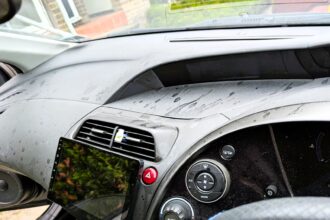 Glastonbury attendee Becky Vincent finds her car drenched in cider after a bottle explodes in a cooler, making for a sticky and uncomfortable drive home. Festival tip: avoid car coolers.