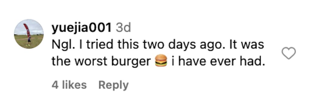 Social media comment on the post of Gordon Ramsay's £18 Olympics-themed 'Frenchie Burger' receives mixed reviews. While some diners criticize its size and taste, others love its unique ingredients and flavors.