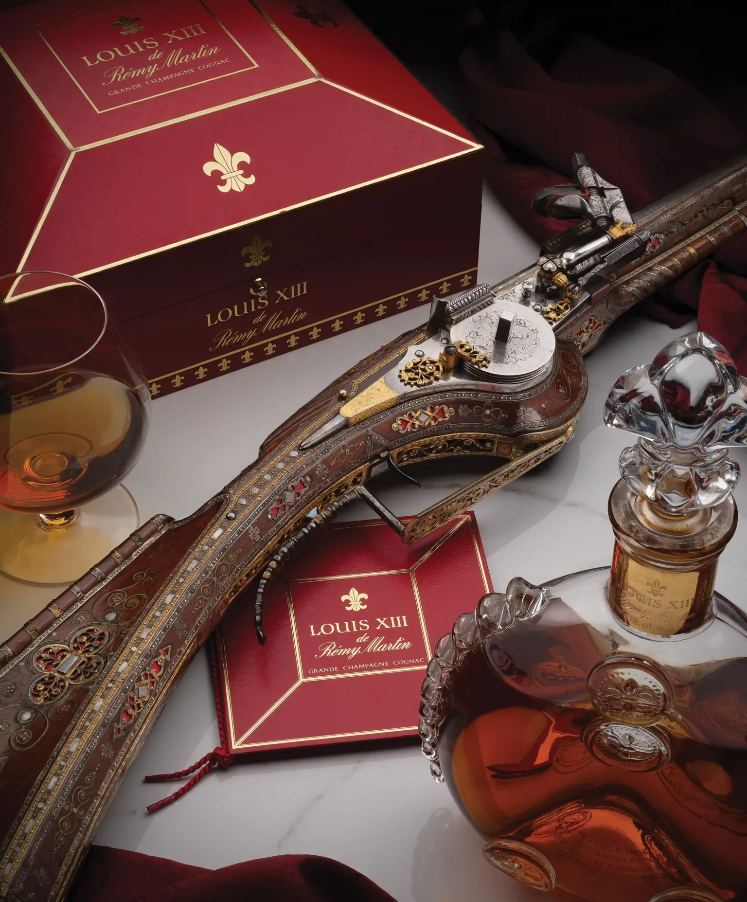 A 400-year-old gold and silver rifle, once owned by King Louis XIII and made by renowned gunmaker Francois Poumerol, is up for auction at £330,000 ($425,000).