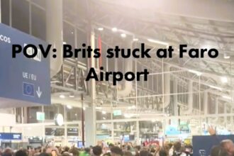 Hundreds of Brit holidaymakers stuck at Faro airport broke into a spontaneous singalong of Neil Diamond’s "Sweet Caroline," turning a two-hour wait into a memorable moment.