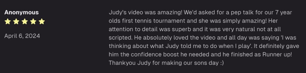 Judy Murray now charges £39 for Cameo greetings, more than three Pimms at Wimbledon. Fans love her personal messages, from birthday wishes to pep talks, garnering rave reviews.