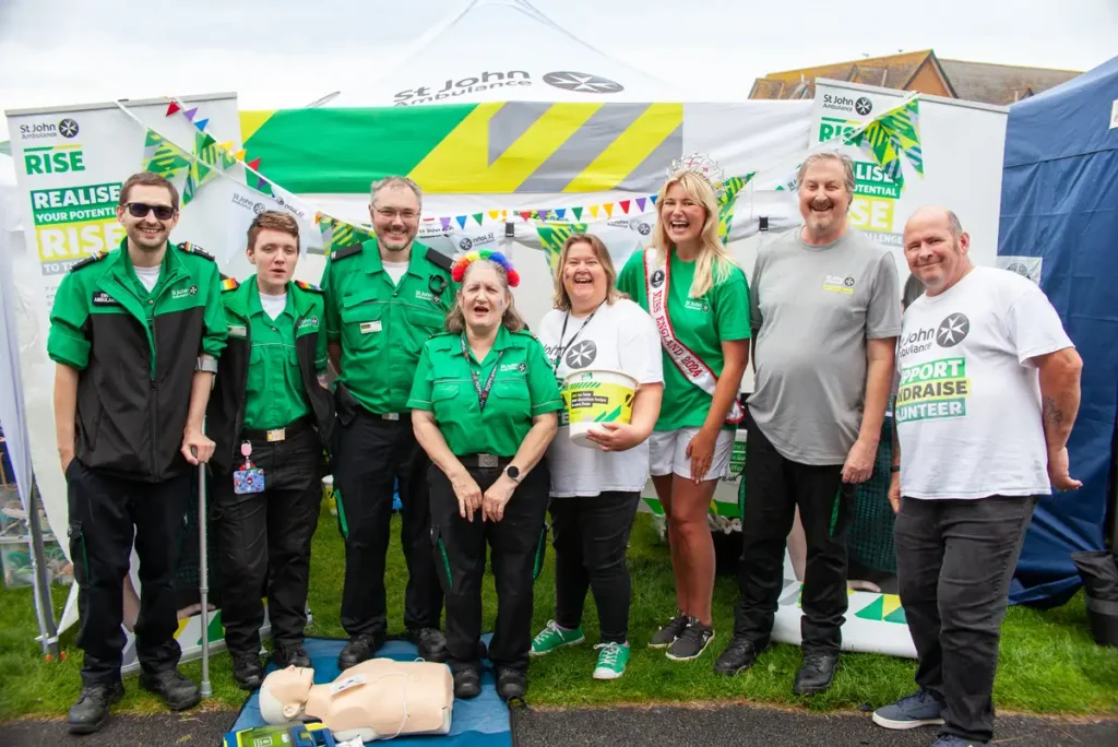 Miss England 2024, Milla Magee, volunteers for St John’s Ambulance, inspiring others to join and learning life-saving skills like CPR. She promotes her 'Beauty With A Purpose' project, GoFarCPR.