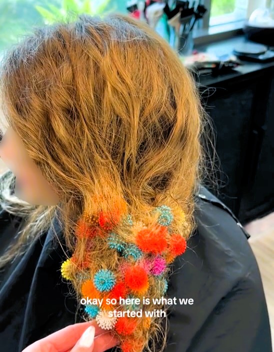 A 10-year-old girl narrowly avoided a hair disaster after getting 57 Bunchems toys stuck in her hair, with her hairdresser aunt spending hours to carefully remove them.