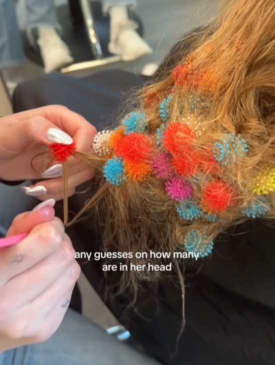 A 10-year-old girl narrowly avoided a hair disaster after getting 57 Bunchems toys stuck in her hair, with her hairdresser aunt spending hours to carefully remove them.