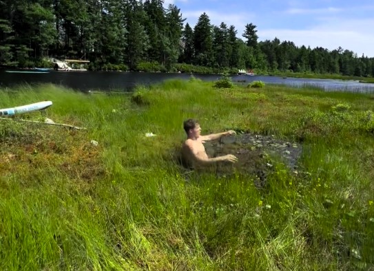 A viral video shows Colton Macaulay sinking into a bog while exploring. The 26-year-old content creator from Nova Scotia narrowly escaped drowning, racking up 6.6M views.