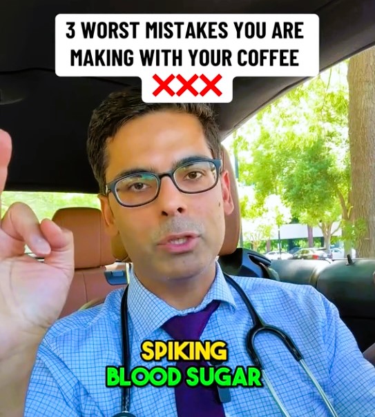 Harvard-trained Dr. Saurabh Sethi goes viral on TikTok, revealing we're all drinking coffee wrong. Learn the three common mistakes and how to drink coffee for health benefits.