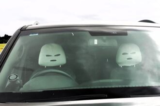Police at Birmingham Airport spot headrest covers mistaken for bank robbers. The prank follows a similar incident from March, sparking humorous reactions online.