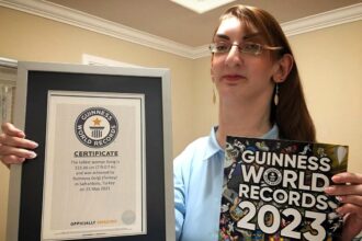 World’s tallest woman, Rumeysa Gelgi, breaks two more records: world’s longest baby and longest ears on a female. Celebrates 10 years of record-holding achievements.