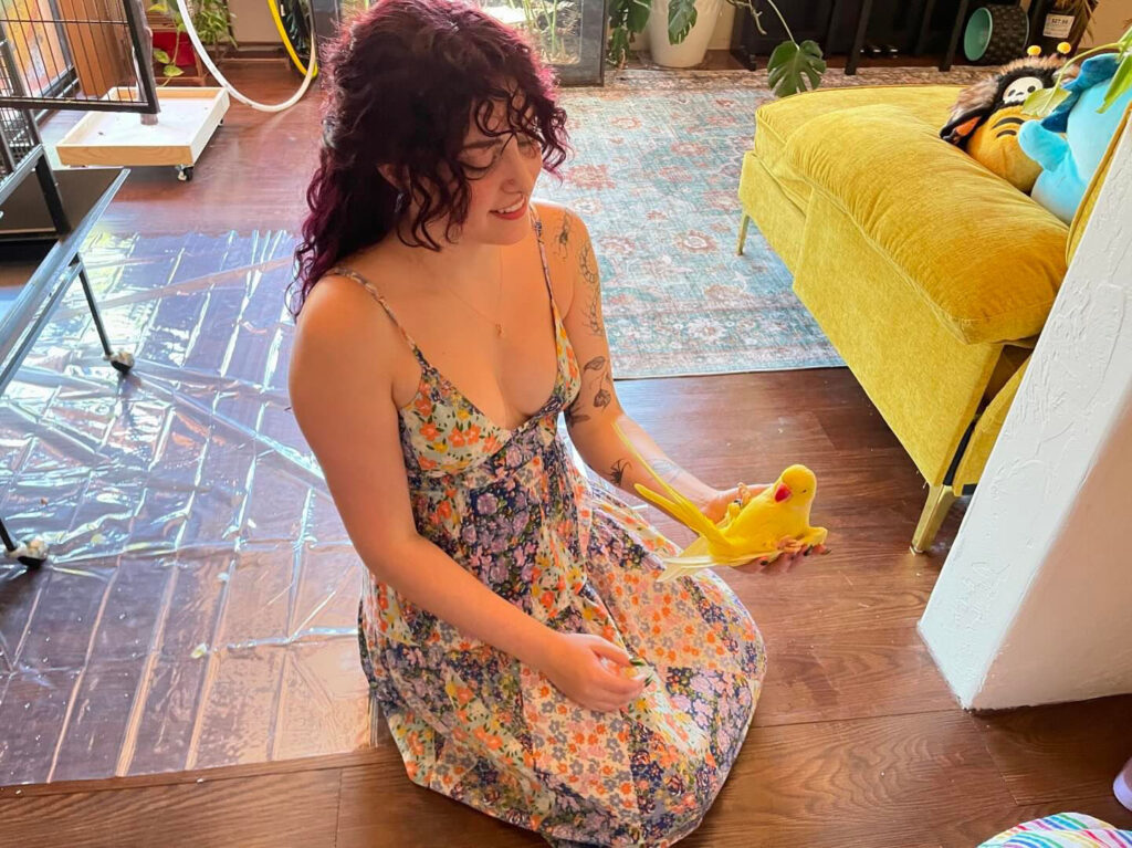 Animal lover Octavia Marlowe, 22, shares her home with over 200 exotic pets, including reptiles, birds, and arthropods. Her passion began with a bearded dragon in 2020.