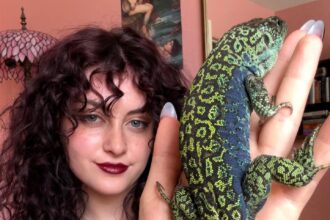 Animal lover Octavia Marlowe, 22, shares her home with over 200 exotic pets, including reptiles, birds, and arthropods. Her passion began with a bearded dragon in 2020.