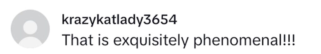 Social media comment on the post of A couple renovating their London home discovered pristine diamond parquet flooring worth up to £25,000 under old carpet, sharing their incredible find in a viral TikTok video.