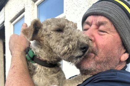 S Club star Jo O’Meara helps reunite a couple with their lost dog Snoopy, who miraculously returned home after three days. The emotional reunion followed a social media campaign.