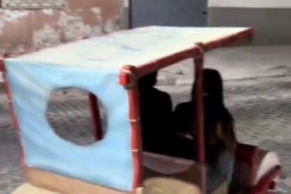 Twenty years after a promise, a dad builds his daughter an incredible Flintstones car with a 110cc motor. The viral video of the heartwarming creation has garnered 709,000 views.