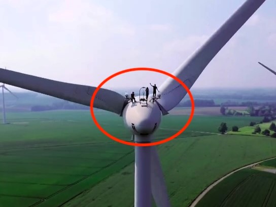 Urban explorer Mattis stuns fans by scaling a 120-meter wind turbine, capturing breathtaking views and thrilling moments in a viral video that's left social media buzzing.