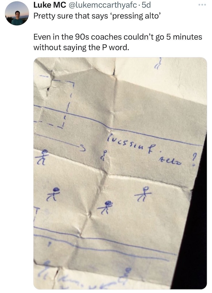 Social media comment on the post of A piece of paper with Dino Zoff's tactical notes, found in old football shorts, reveals secrets behind Italy's 2000 Euro final run. The discovery amazes football fans and historians alike.