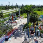 Explorer Ben Stevens uncovers the eerie remains of Test Track theme park in Fort Myers, Florida. Once filled with joy, it now stands abandoned since 2019.