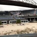 As the Paris 2024 Olympics wrap up, Mr Airborne, a well-known explorer, reveals the eerie state of Athens' abandoned 2004 volleyball stadium. What will happen to Paris' venues?