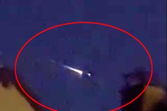 Man captures stunning video of Starlink satellite breaking apart in Earth's atmosphere over France, as debris illuminates the sky. Witness describes the incredible sight.