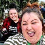 Jo Frost and Nat Forshaw from "Big Brits Go Large" review theme parks for plus-size friendliness, sharing their experiences on TikTok and promoting body positivity.