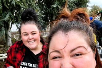 Jo Frost and Nat Forshaw from "Big Brits Go Large" review theme parks for plus-size friendliness, sharing their experiences on TikTok and promoting body positivity.