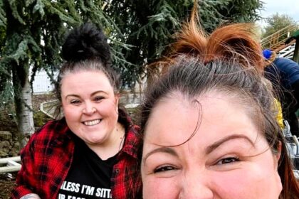 Jo Frost and Nat Forshaw from "Big Brits Go Large" review theme parks for plus-size friendliness, sharing their experiences on TikTok and promoting body positivity.