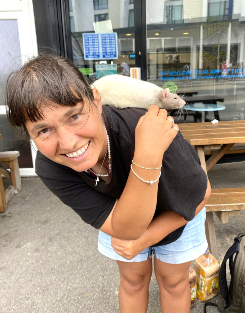 Rat-loving chef John Wolski, inspired by Disney's Ratatouille, takes his pet rats for walks in Newquay. He's on a mission to show they're "very cute" and great company.