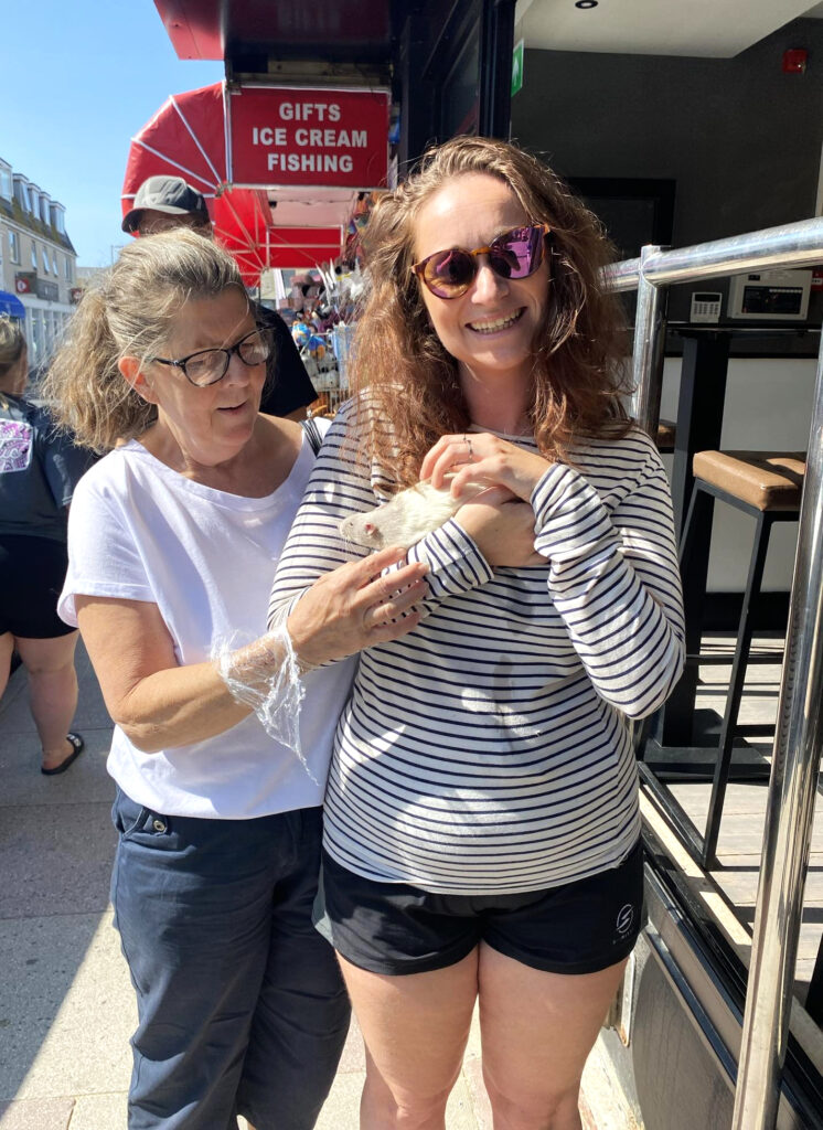 Rat-loving chef John Wolski, inspired by Disney's Ratatouille, takes his pet rats for walks in Newquay. He's on a mission to show they're "very cute" and great company.