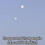 Revellers in Ibiza spot a UFO near the Cala d'Hort viewpoint, capturing the encounter on video. The clip goes viral on TikTok with 12.7 million views and thousands of comments.