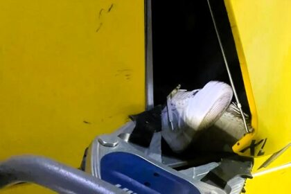 Teenager rescued by firefighters after friends lock him in a DHL parcel locker as a prank. The Dortmund incident required heavy equipment to free the uninjured boy.