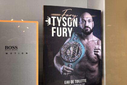 Tyson Fury's £14.99 aftershave is locked in a glass cabinet at Home Bargains to deter shoplifters, leaving shoppers baffled by the extra security for the budget fragrance.