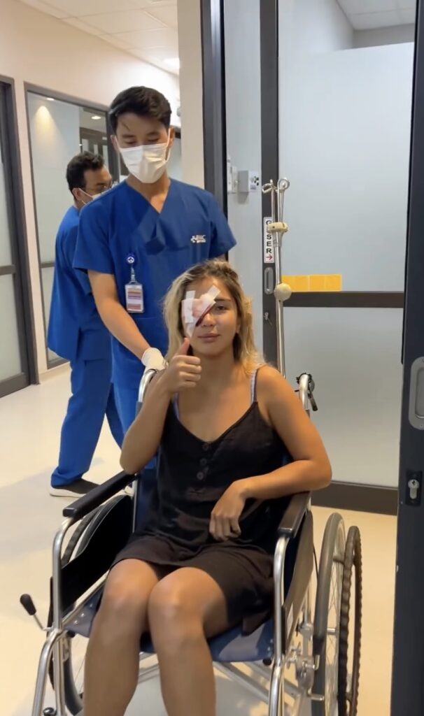 Surfer Talitha Tan narrowly escapes a severe facial injury in a horror wave collision, sharing her recovery journey with 713K+ viewers on Instagram. Her strength inspires.